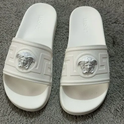 Wholesale Versace Slippers For Men #1434384 $52.00 USD, Wholesale Quality Replica Versace Slippers