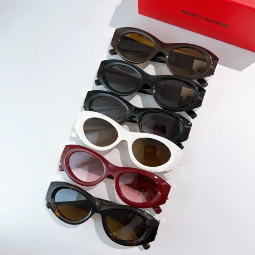 Replica Yves Saint Laurent YSL AAA Quality Sunglasses #1434390 $60.00 USD for Wholesale