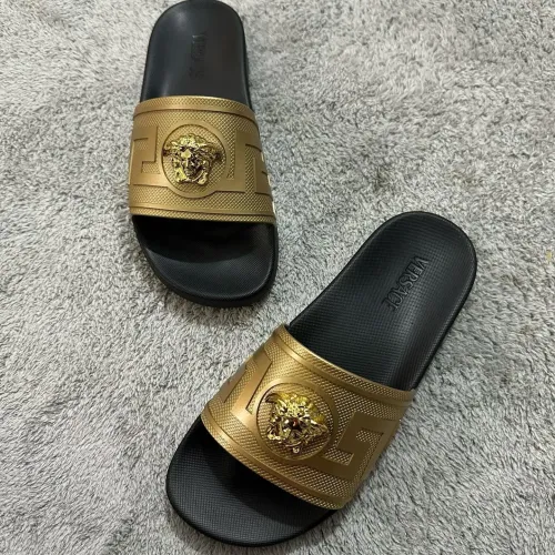 Replica Versace Slippers For Women #1434407 $52.00 USD for Wholesale