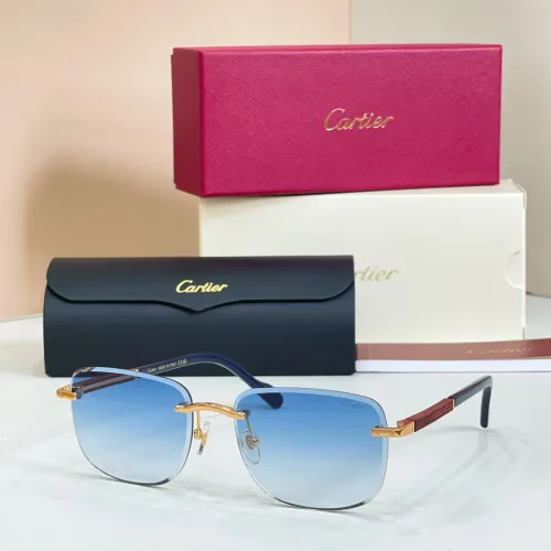 Wholesale Cartier AAA Quality Sunglassess #1434432 $60.00 USD, Wholesale Quality Replica Cartier AAA Quality Sunglassess