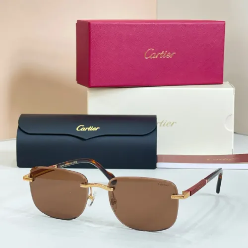 Wholesale Cartier AAA Quality Sunglassess #1434437 $60.00 USD, Wholesale Quality Replica Cartier AAA Quality Sunglassess