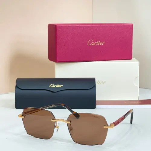 Wholesale Cartier AAA Quality Sunglassess #1434445 $60.00 USD, Wholesale Quality Replica Cartier AAA Quality Sunglassess