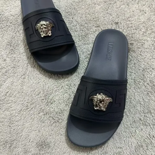 Replica Versace Slippers For Men #1434446 $52.00 USD for Wholesale