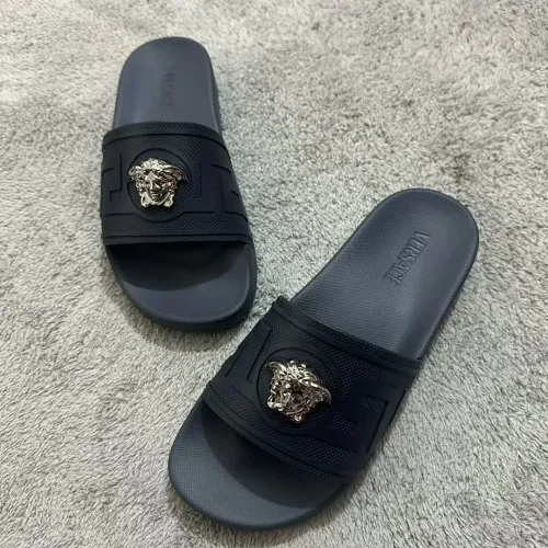 Replica Versace Slippers For Women #1434447 $52.00 USD for Wholesale