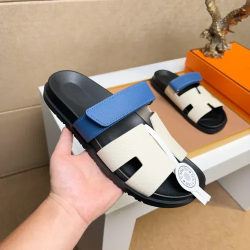 Replica Hermes Slippers For Men #1434506 $56.00 USD for Wholesale