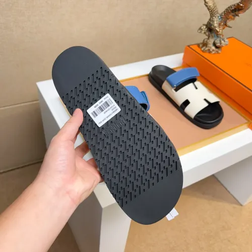 Replica Hermes Slippers For Men #1434506 $56.00 USD for Wholesale