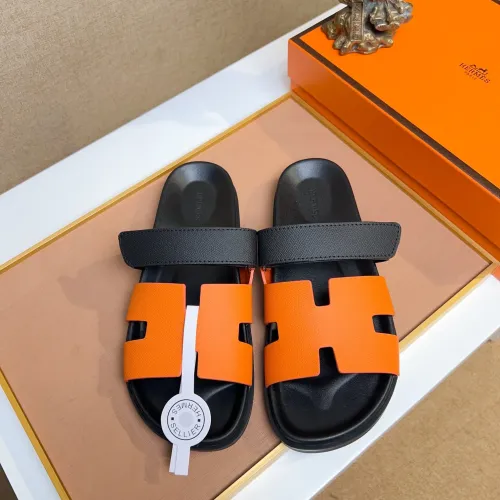 Replica Hermes Slippers For Men #1434507 $56.00 USD for Wholesale