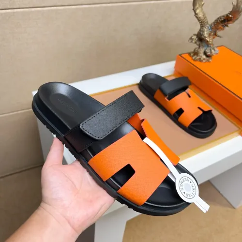 Replica Hermes Slippers For Men #1434507 $56.00 USD for Wholesale