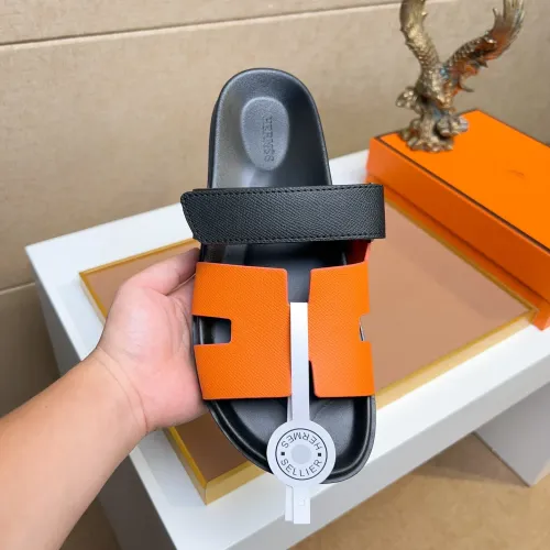 Replica Hermes Slippers For Men #1434507 $56.00 USD for Wholesale