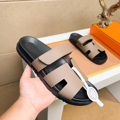 Replica Hermes Slippers For Men #1434508 $56.00 USD for Wholesale