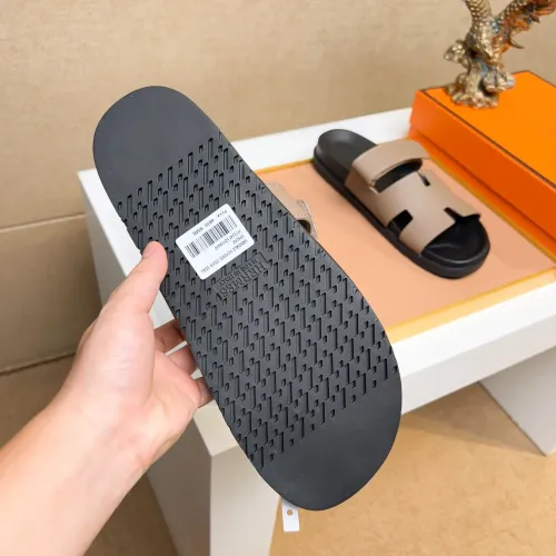 Replica Hermes Slippers For Men #1434508 $56.00 USD for Wholesale