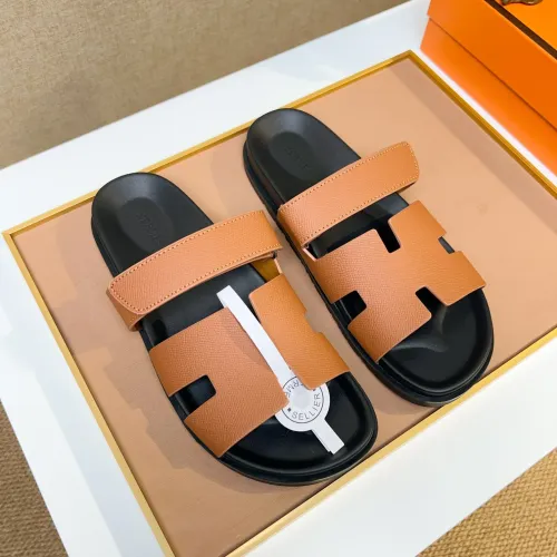 Replica Hermes Slippers For Men #1434509 $56.00 USD for Wholesale