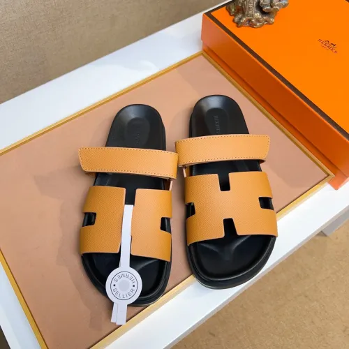Replica Hermes Slippers For Men #1434510 $56.00 USD for Wholesale