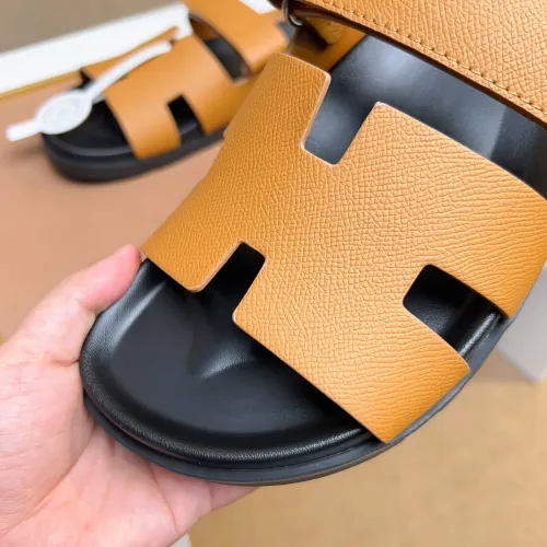 Replica Hermes Slippers For Men #1434510 $56.00 USD for Wholesale