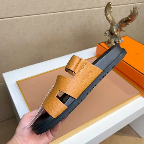 Replica Hermes Slippers For Men #1434510 $56.00 USD for Wholesale