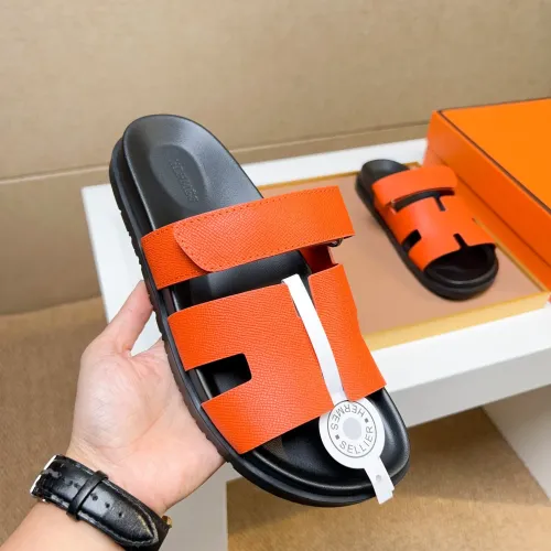 Replica Hermes Slippers For Men #1434511 $56.00 USD for Wholesale
