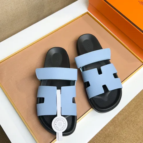 Replica Hermes Slippers For Men #1434518 $56.00 USD for Wholesale
