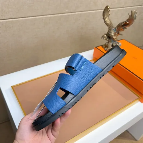 Replica Hermes Slippers For Men #1434519 $56.00 USD for Wholesale