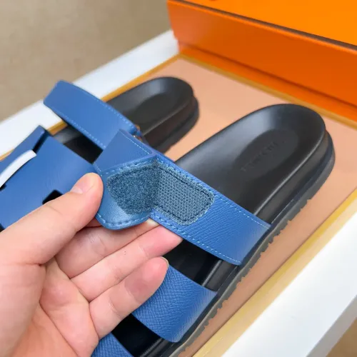 Replica Hermes Slippers For Men #1434519 $56.00 USD for Wholesale