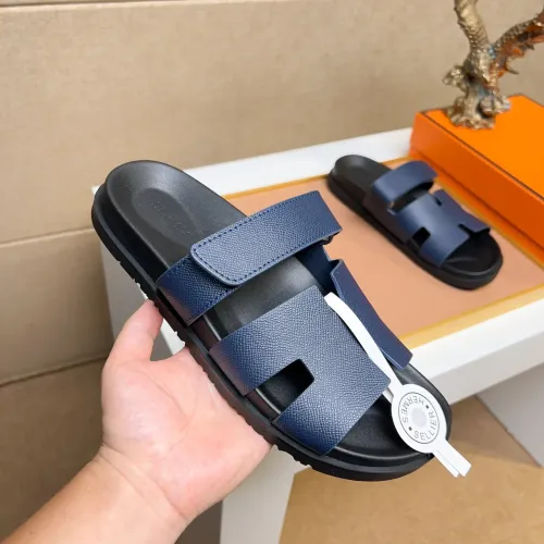 Replica Hermes Slippers For Men #1434522 $56.00 USD for Wholesale