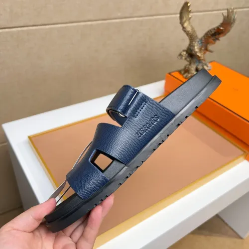 Replica Hermes Slippers For Men #1434522 $56.00 USD for Wholesale