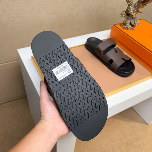 Replica Hermes Slippers For Men #1434525 $56.00 USD for Wholesale