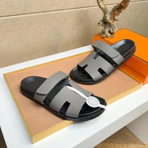 Replica Hermes Slippers For Men #1434528 $56.00 USD for Wholesale
