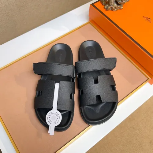 Replica Hermes Slippers For Men #1434529 $56.00 USD for Wholesale