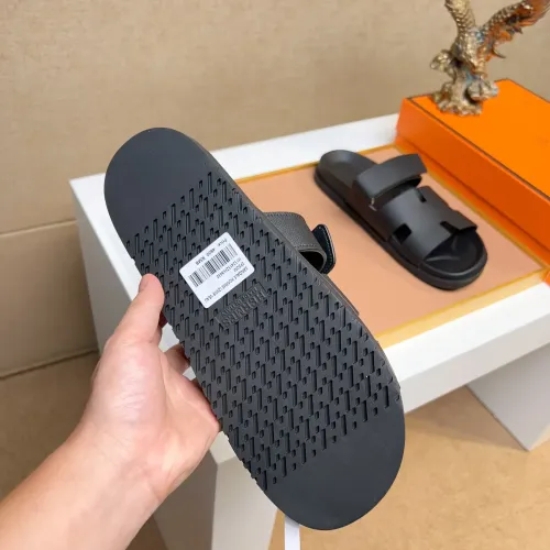 Replica Hermes Slippers For Men #1434529 $56.00 USD for Wholesale