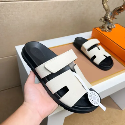 Replica Hermes Slippers For Men #1434531 $56.00 USD for Wholesale