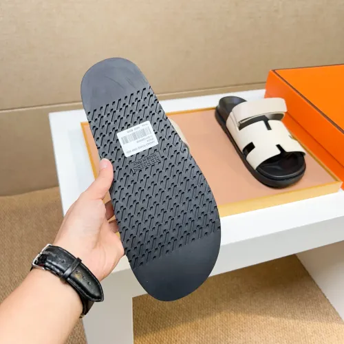 Replica Hermes Slippers For Men #1434532 $56.00 USD for Wholesale