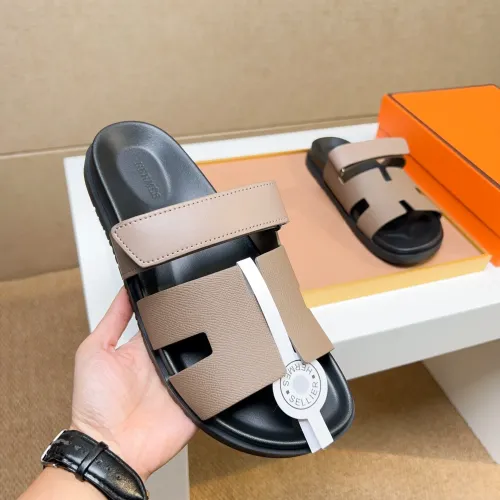 Wholesale Hermes Slippers For Men #1434533 $56.00 USD, Wholesale Quality Replica Hermes Slippers