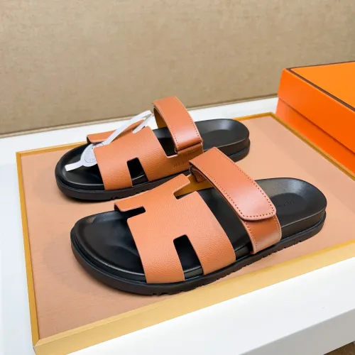 Replica Hermes Slippers For Men #1434534 $56.00 USD for Wholesale
