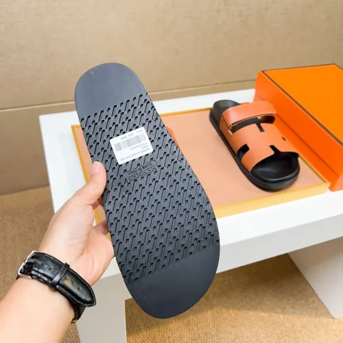Replica Hermes Slippers For Men #1434534 $56.00 USD for Wholesale