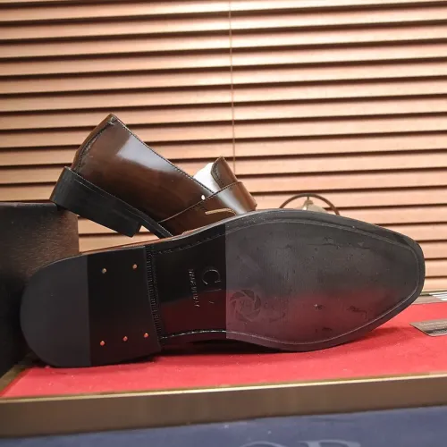 Replica Christian Dior Leather Shoes For Men #1434540 $115.00 USD for Wholesale