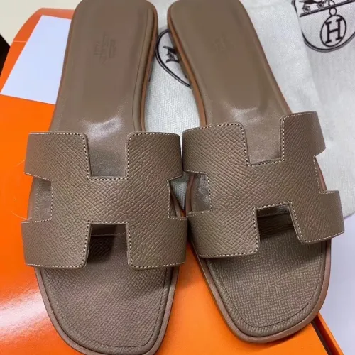 Wholesale Hermes Slippers For Women #1434544 $98.00 USD, Wholesale Quality Replica Hermes Slippers