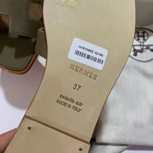 Replica Hermes Slippers For Women #1434545 $98.00 USD for Wholesale