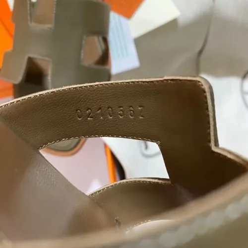 Replica Hermes Slippers For Women #1434545 $98.00 USD for Wholesale