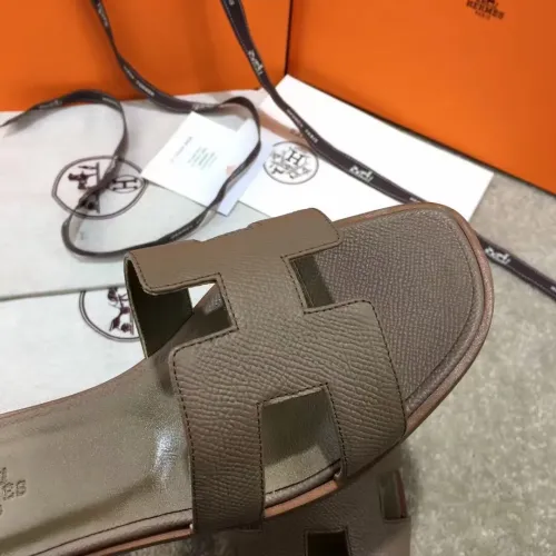 Replica Hermes Slippers For Women #1434546 $98.00 USD for Wholesale