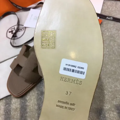 Replica Hermes Slippers For Women #1434546 $98.00 USD for Wholesale