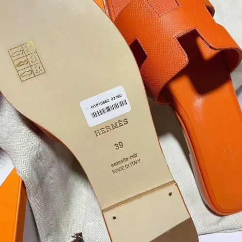 Replica Hermes Slippers For Women #1434548 $98.00 USD for Wholesale