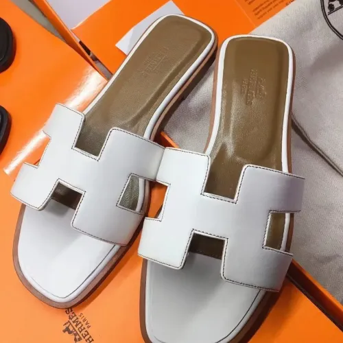 Replica Hermes Slippers For Women #1434549 $98.00 USD for Wholesale