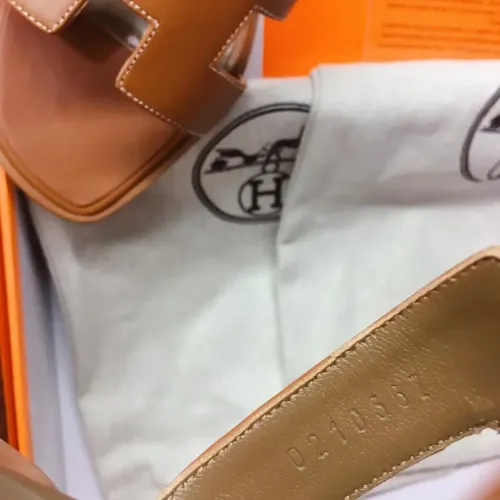 Replica Hermes Slippers For Women #1434550 $98.00 USD for Wholesale