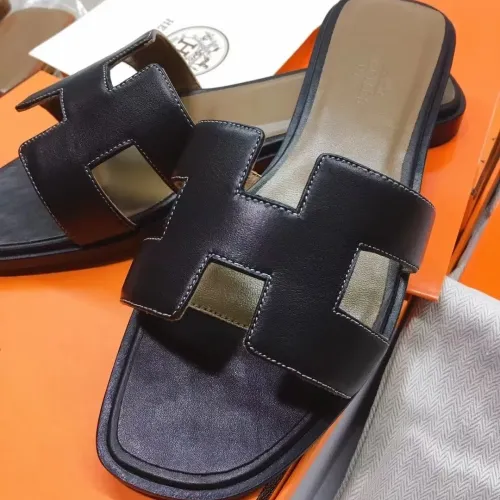 Replica Hermes Slippers For Women #1434551 $98.00 USD for Wholesale