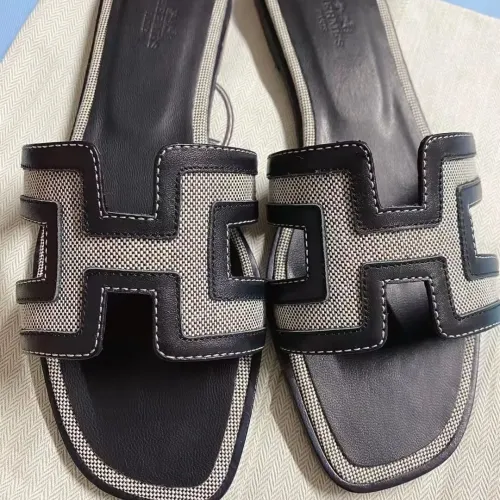 Replica Hermes Slippers For Women #1434554 $98.00 USD for Wholesale