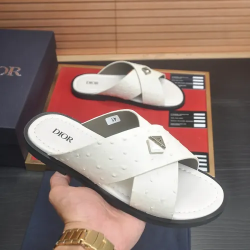 Replica Christian Dior Slippers For Men #1434555 $52.00 USD for Wholesale