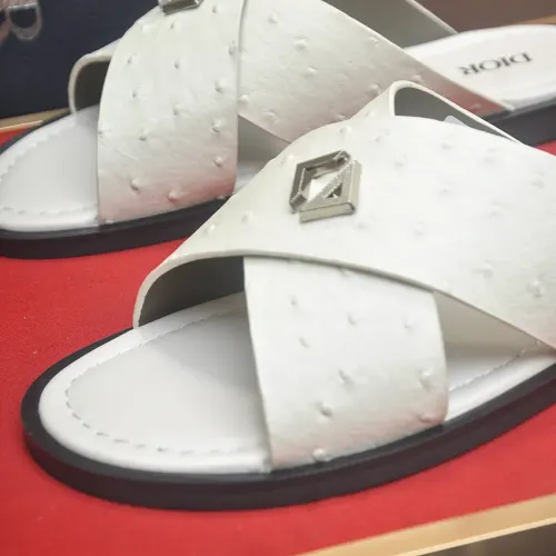 Replica Christian Dior Slippers For Men #1434555 $52.00 USD for Wholesale