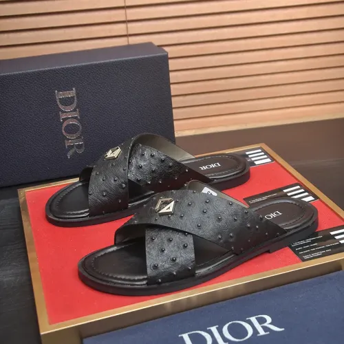 Wholesale Christian Dior Slippers For Men #1434557 $52.00 USD, Wholesale Quality Replica Christian Dior Slippers