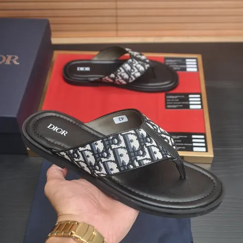 Replica Christian Dior Slippers For Men #1434561 $52.00 USD for Wholesale