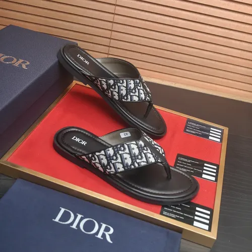 Replica Christian Dior Slippers For Men #1434561 $52.00 USD for Wholesale